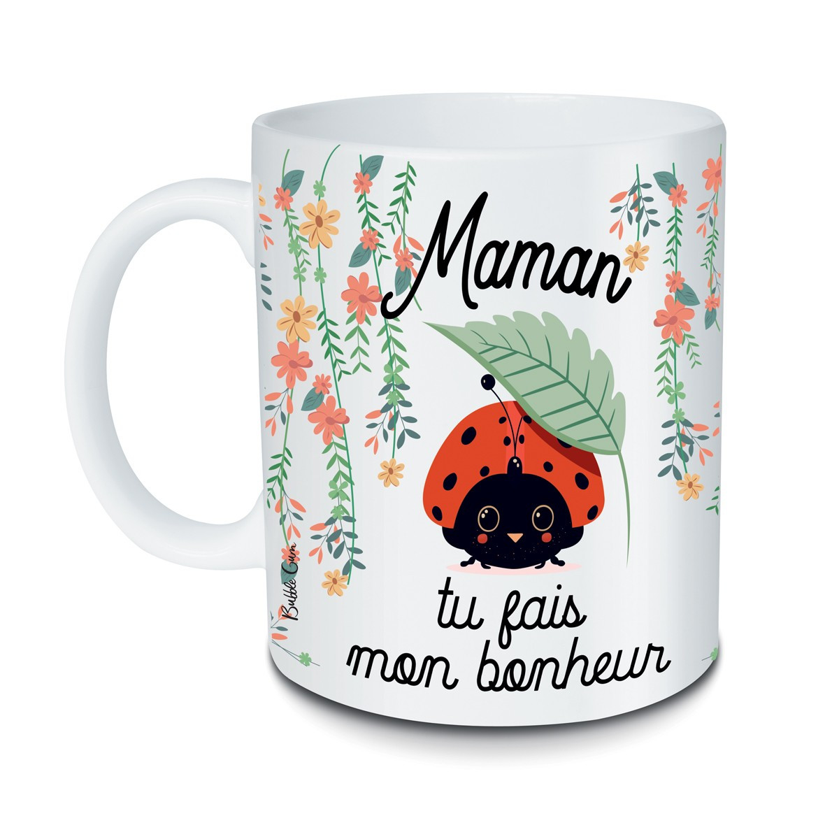 Mug - Maman tu fais mon bonheur - Boutique Toup'tibou - photo 6