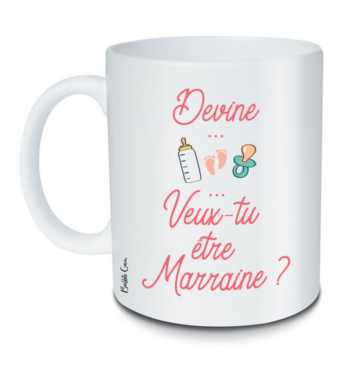 Tétine personnalisée veux-tu être marraine ?