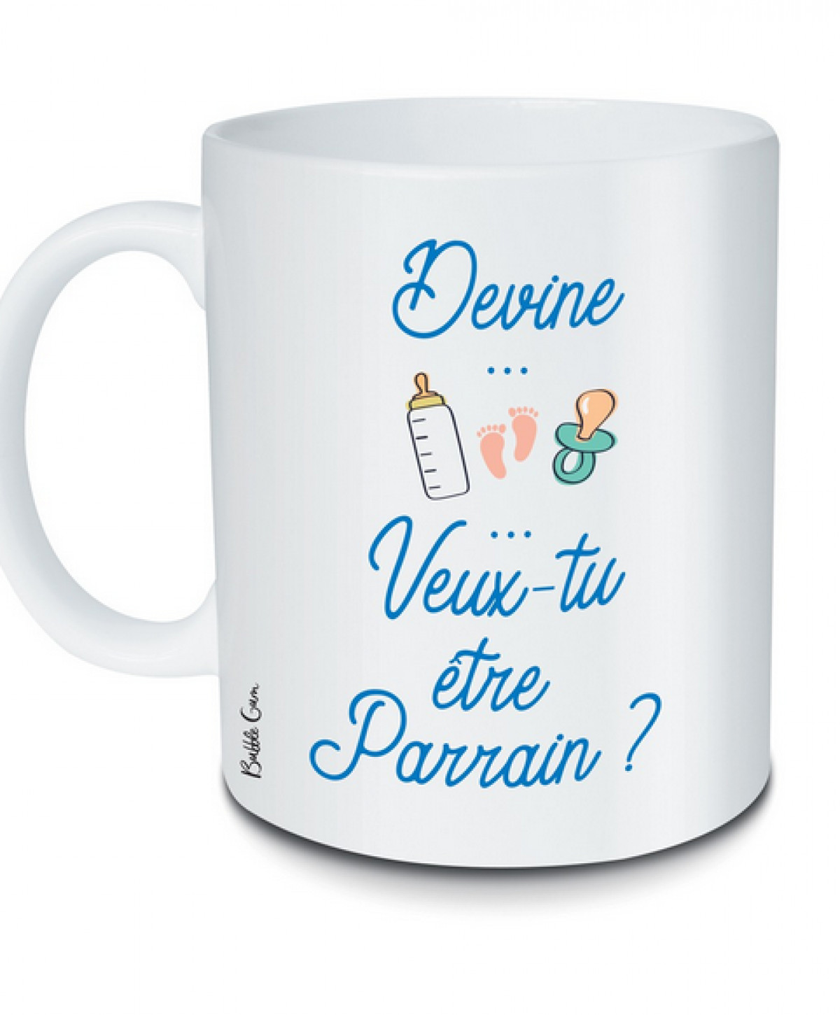 Mug - Devine...Veux tu être parrain ? - Boutique Toup'tibou - photo 6