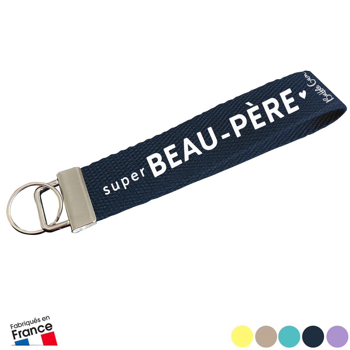 Porte clé bleu - Super beau père - Boutique Toup'tibou - photo 6