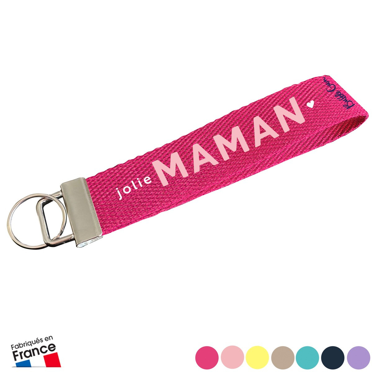 Porte clé framboise - Jolie maman - Boutique Toup'tibou - photo 6