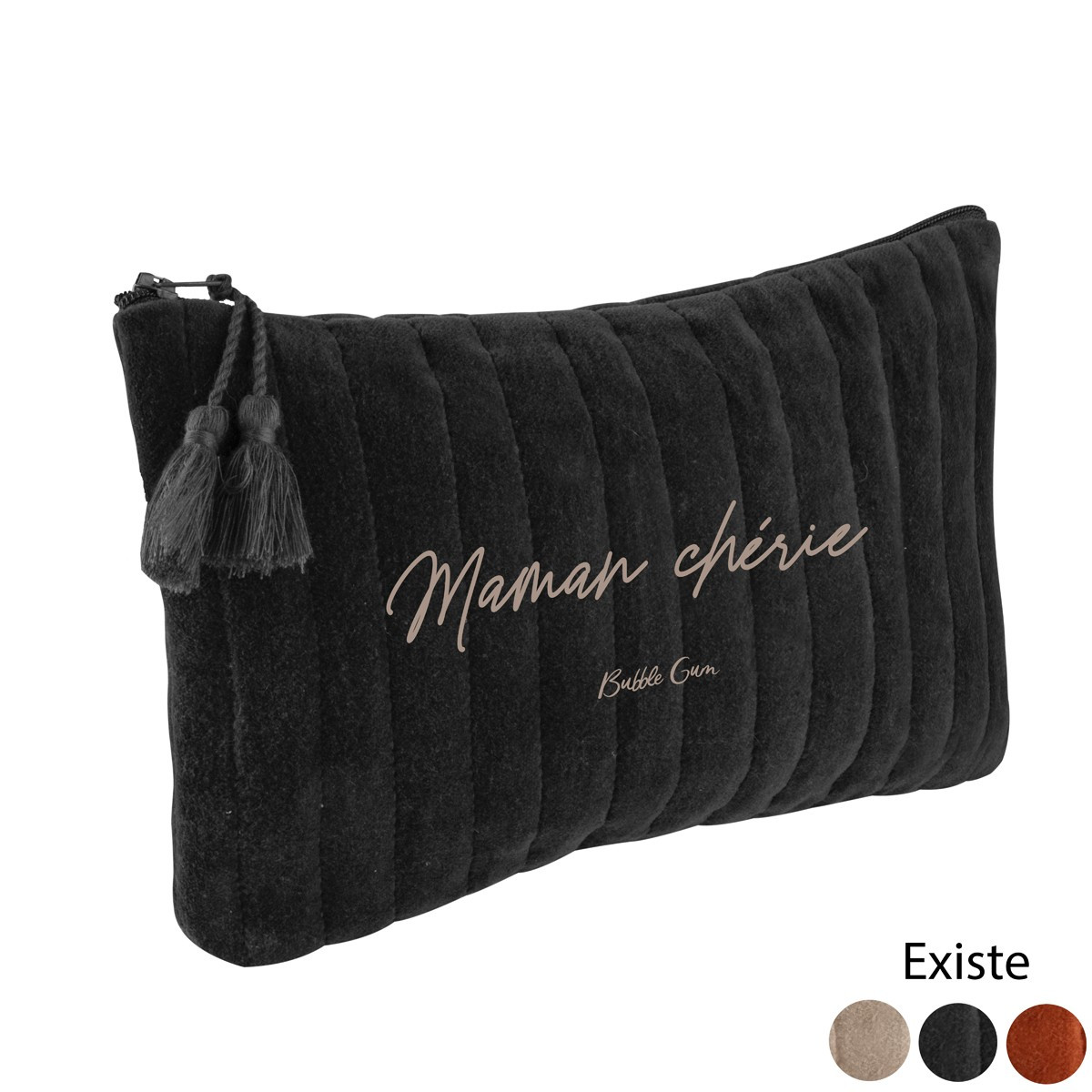 Trousse velour noir - Maman chérie - Boutique Toup'tibou - photo 6