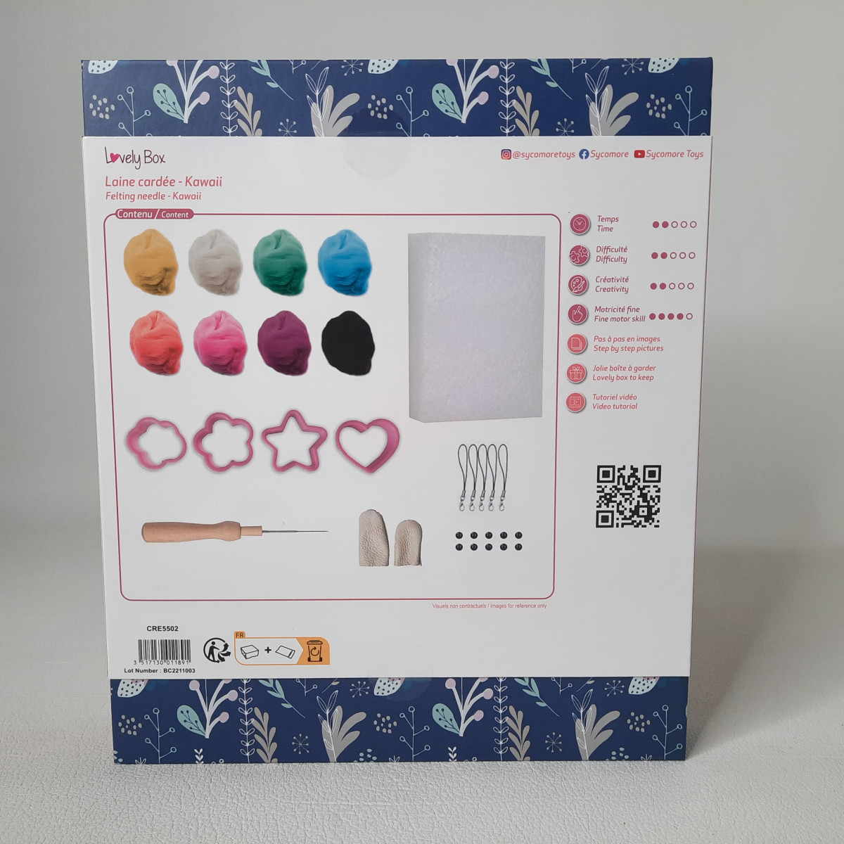 Laine cardée Kawaii - CRE5502 - photo 7