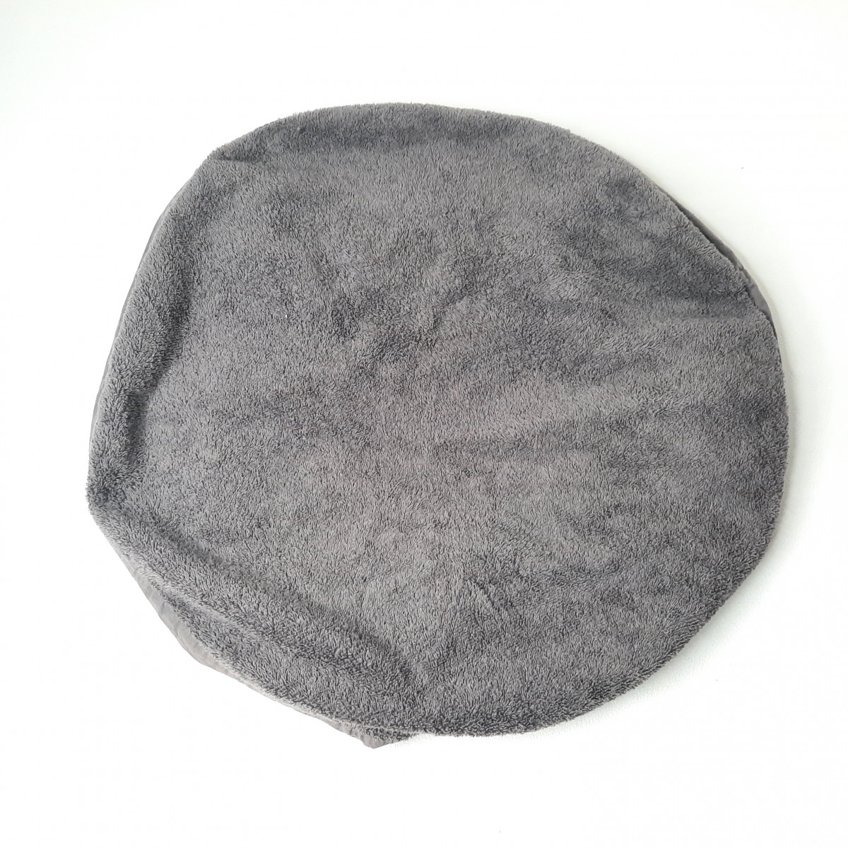 Housse anthracite pour transformer coussin allaitement en pouf - photo 6