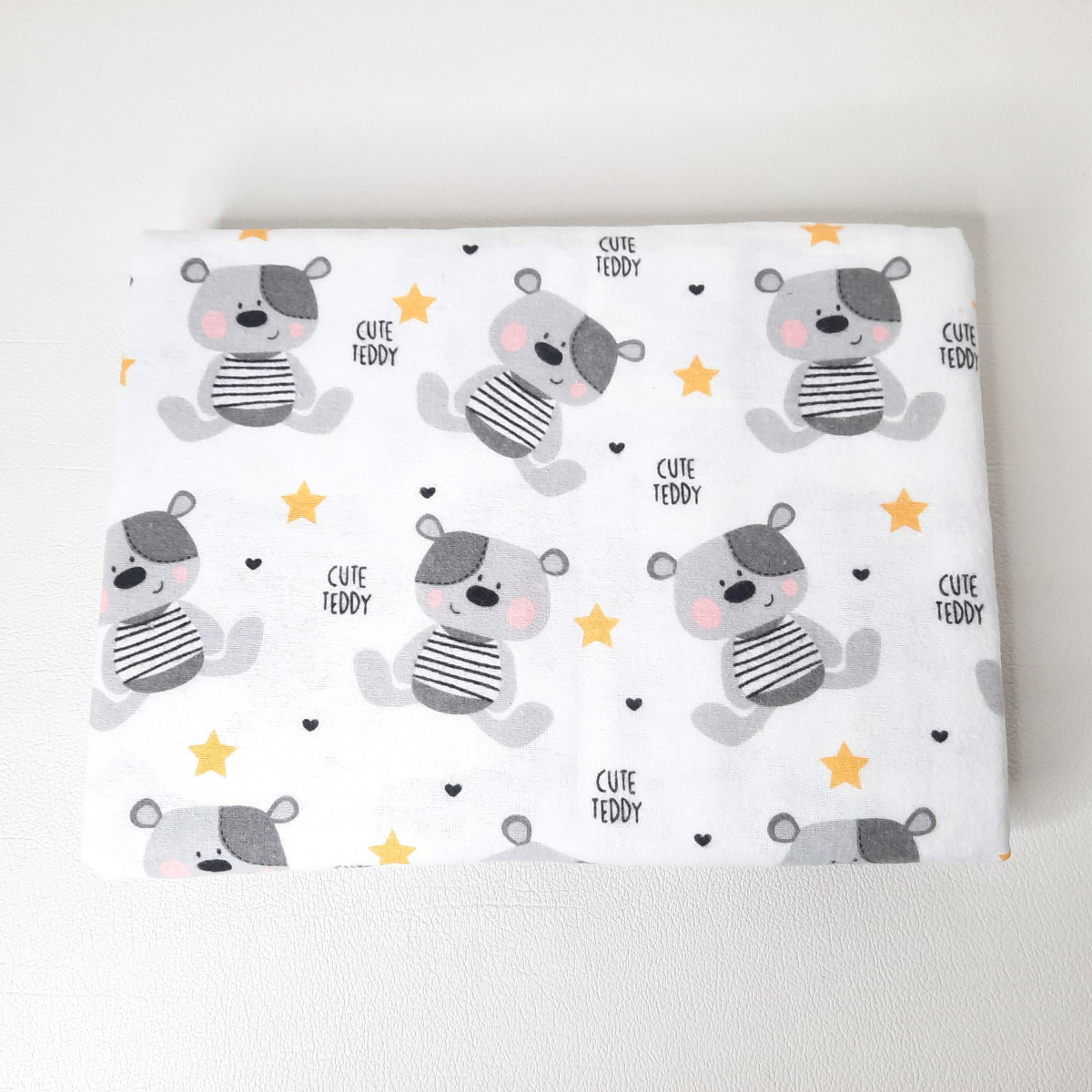 Housse de couette + taie 100*135 en flanelle Bear Grey 024-77 - photo 6