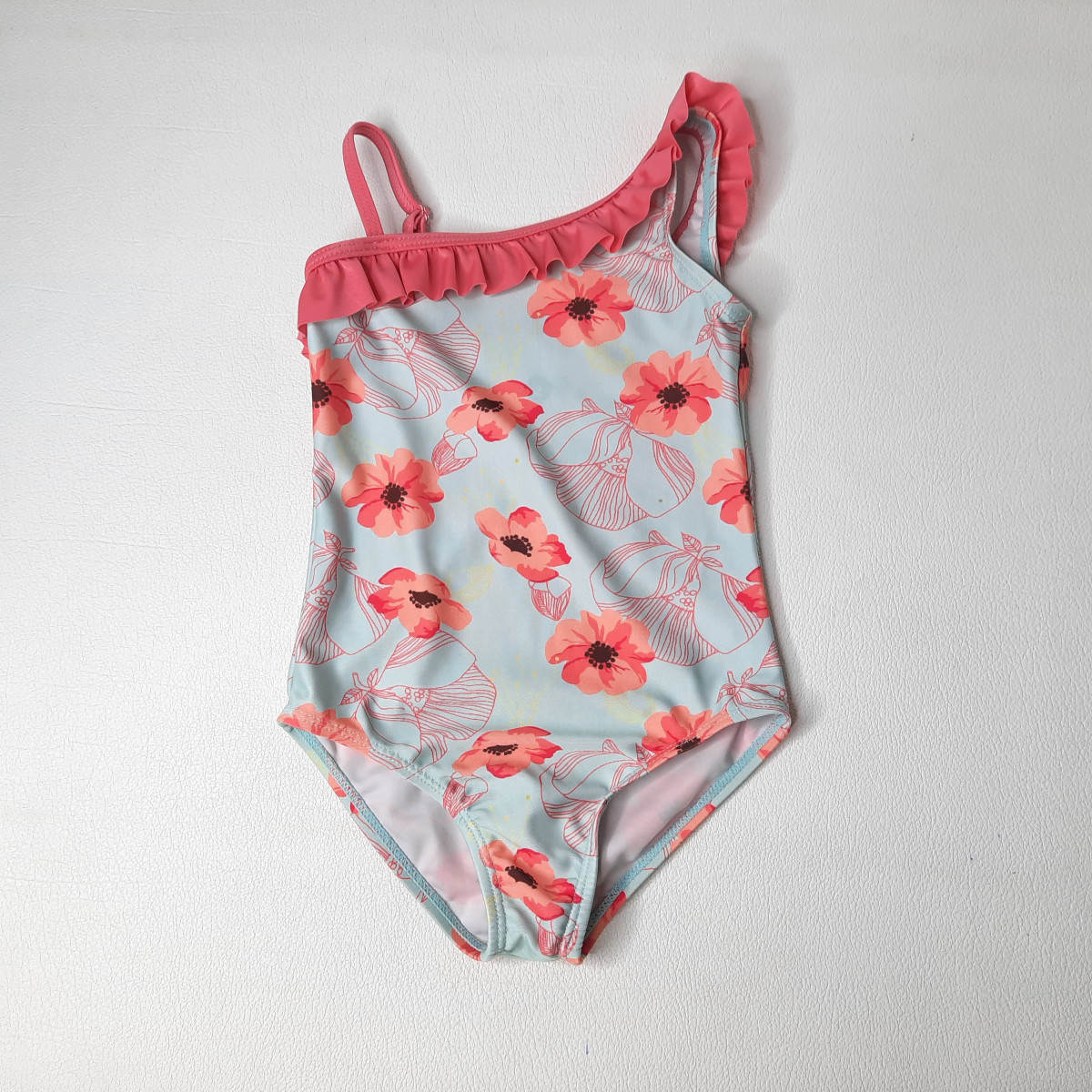 Maillot ciel et orange - Boutique Toup'tibou - photo 6