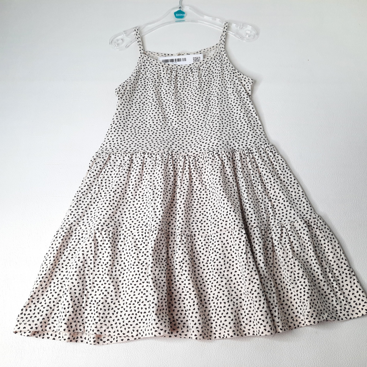Robe ecru à motif noir - Boutique Toup'tibou - photo 6