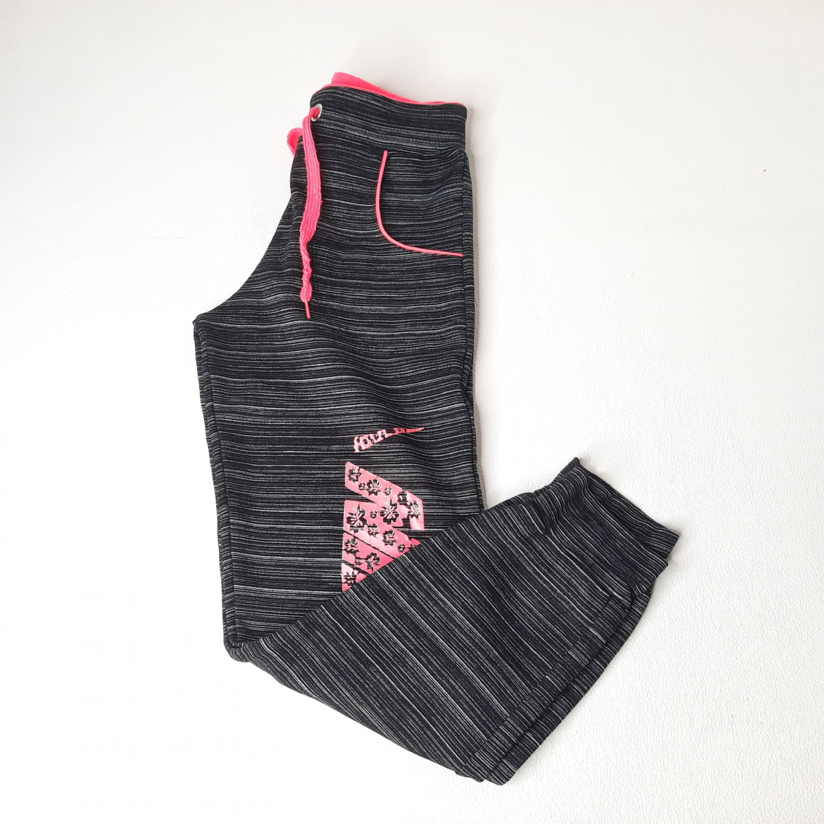 Pantalon sport noir chiné - Boutique Toup'tibou - photo 7