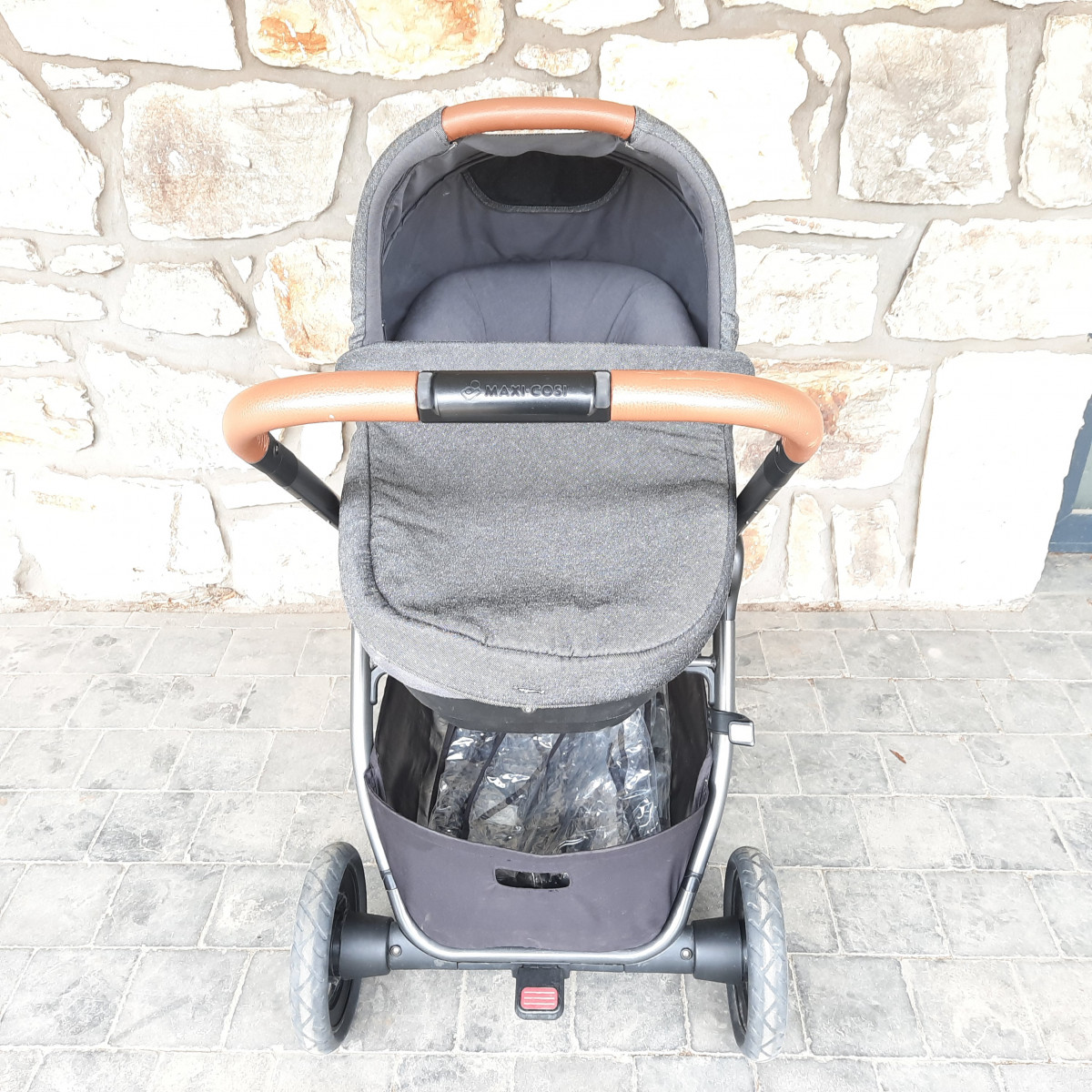 Poussette 3 en 1 Maxi cosy anthracite + base isofix - photo 6