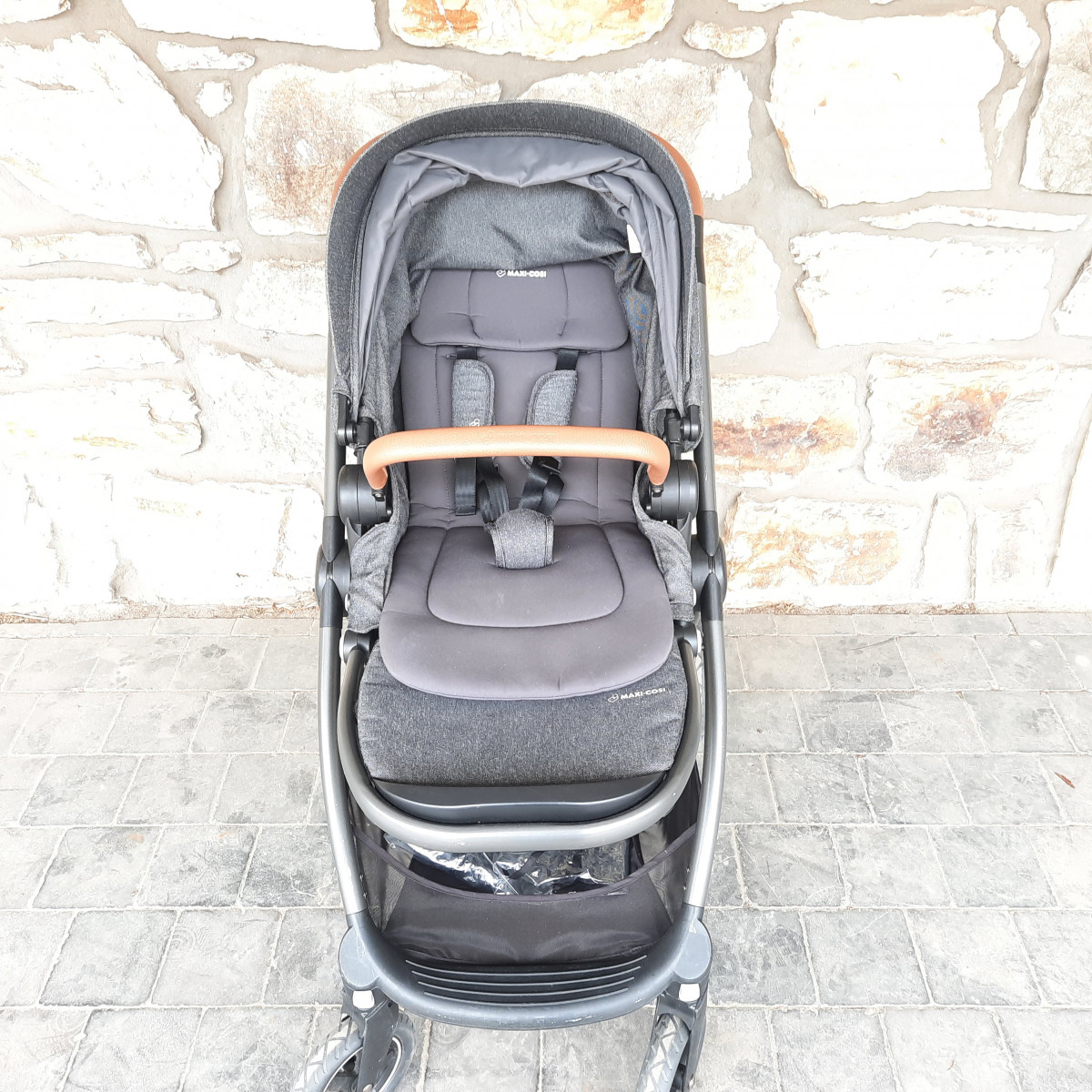 Poussette 3 en 1 Maxi cosy anthracite + base isofix - photo 8