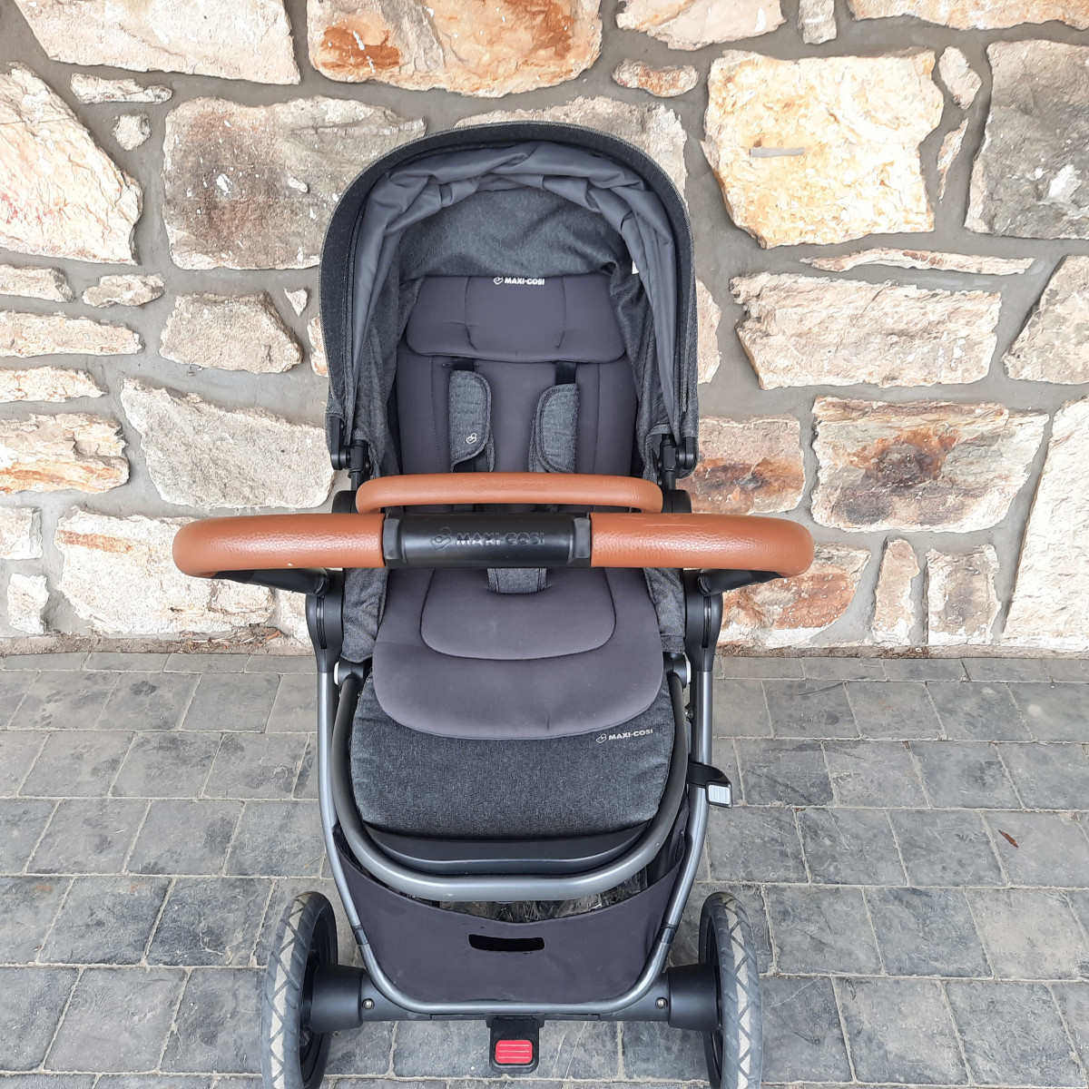 Poussette 3 en 1 Maxi cosy anthracite + base isofix - photo 12