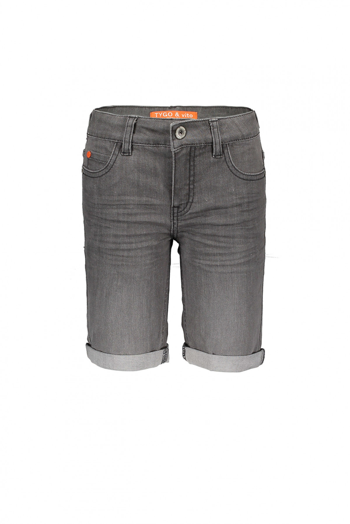 Short jeans gris - Boutique Toup'tibou - photo 6