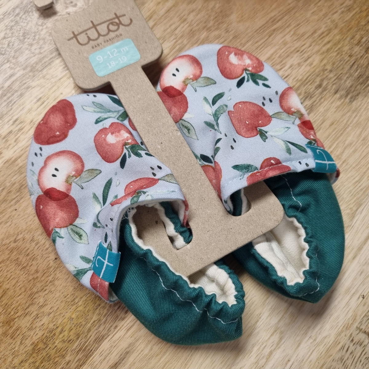 Chaussons Titot - Apple garden - Boutique Toup'tibou - photo 6