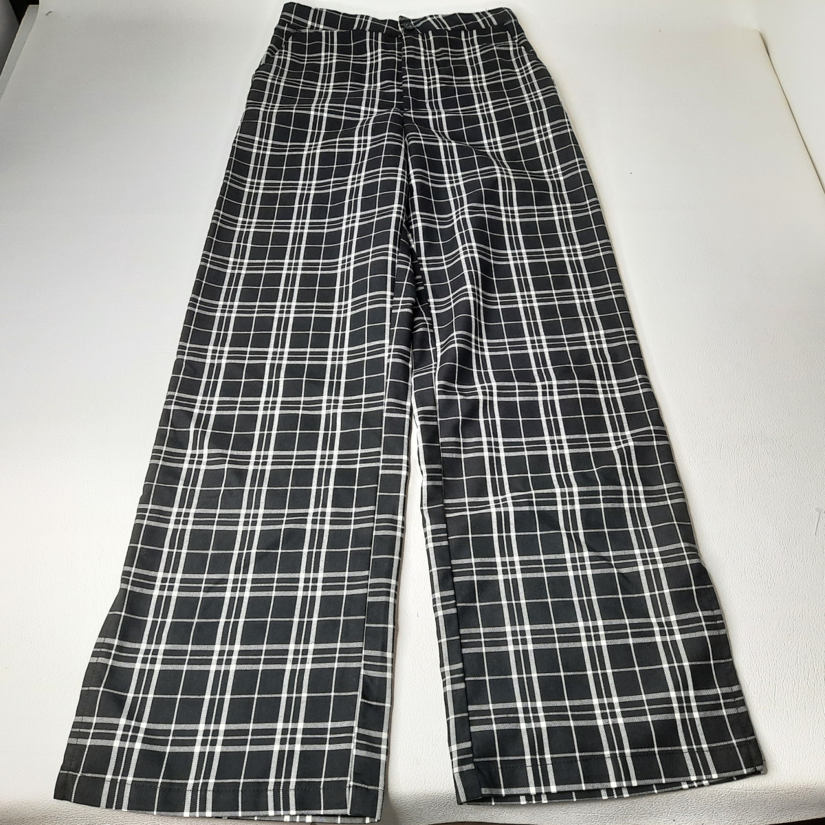 Pantalon noir à carreaux - Boutique Toup'tibou - photo 6