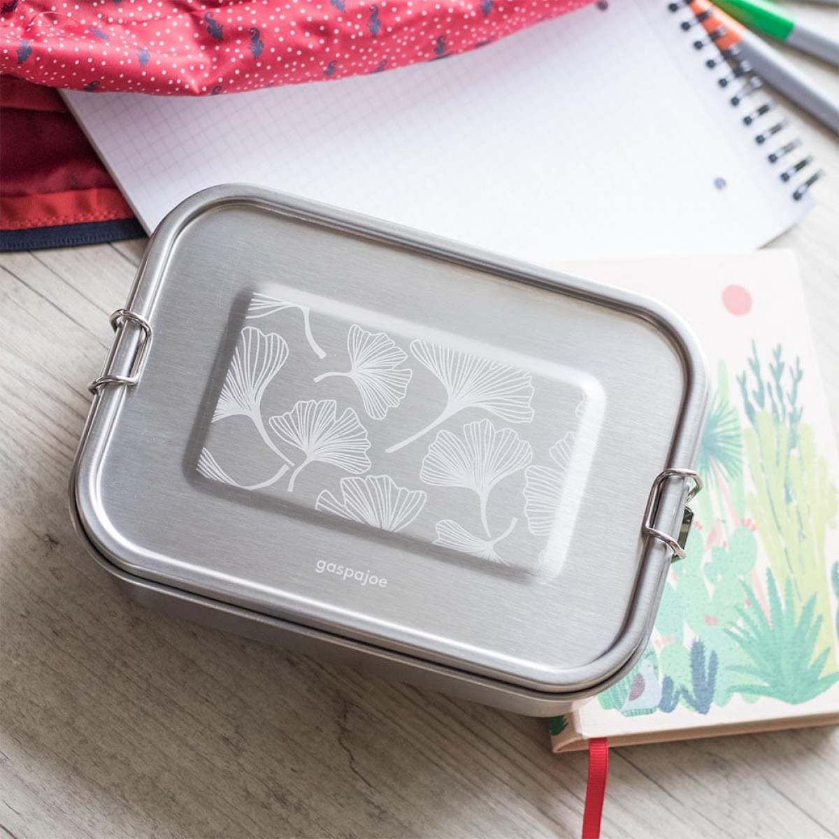 Boite repas inox Yummy 800ml - Ginkgo - photo 7