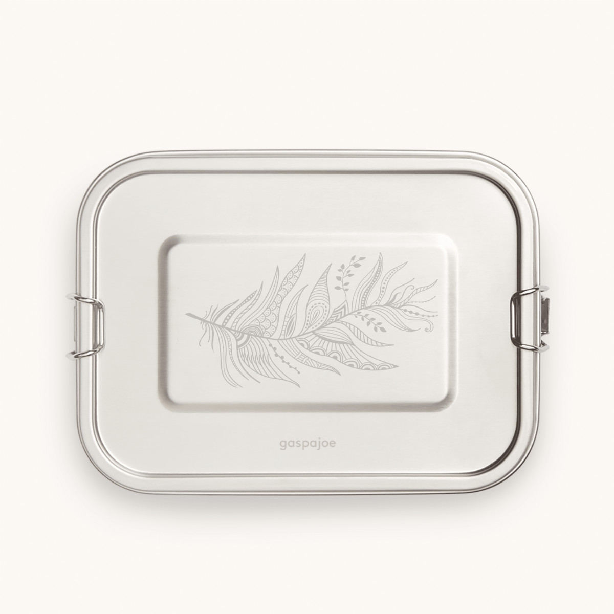 Boite repas inox Yummy 1200ml - Plume - photo 7
