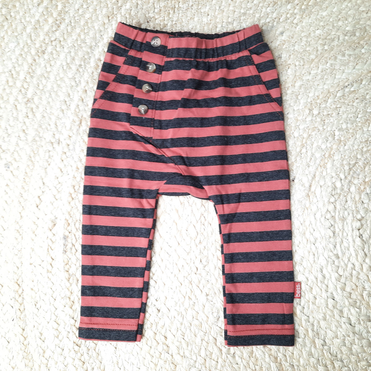 Pantalon ligné rouille - photo 9