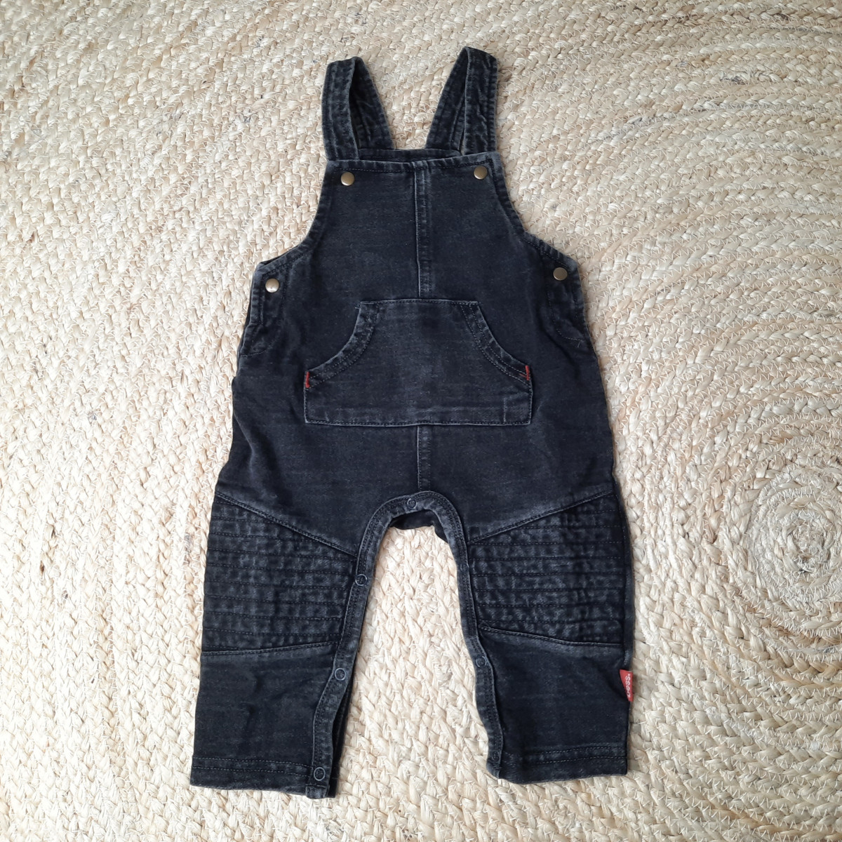 Salopette jeans Anthracite - photo 7