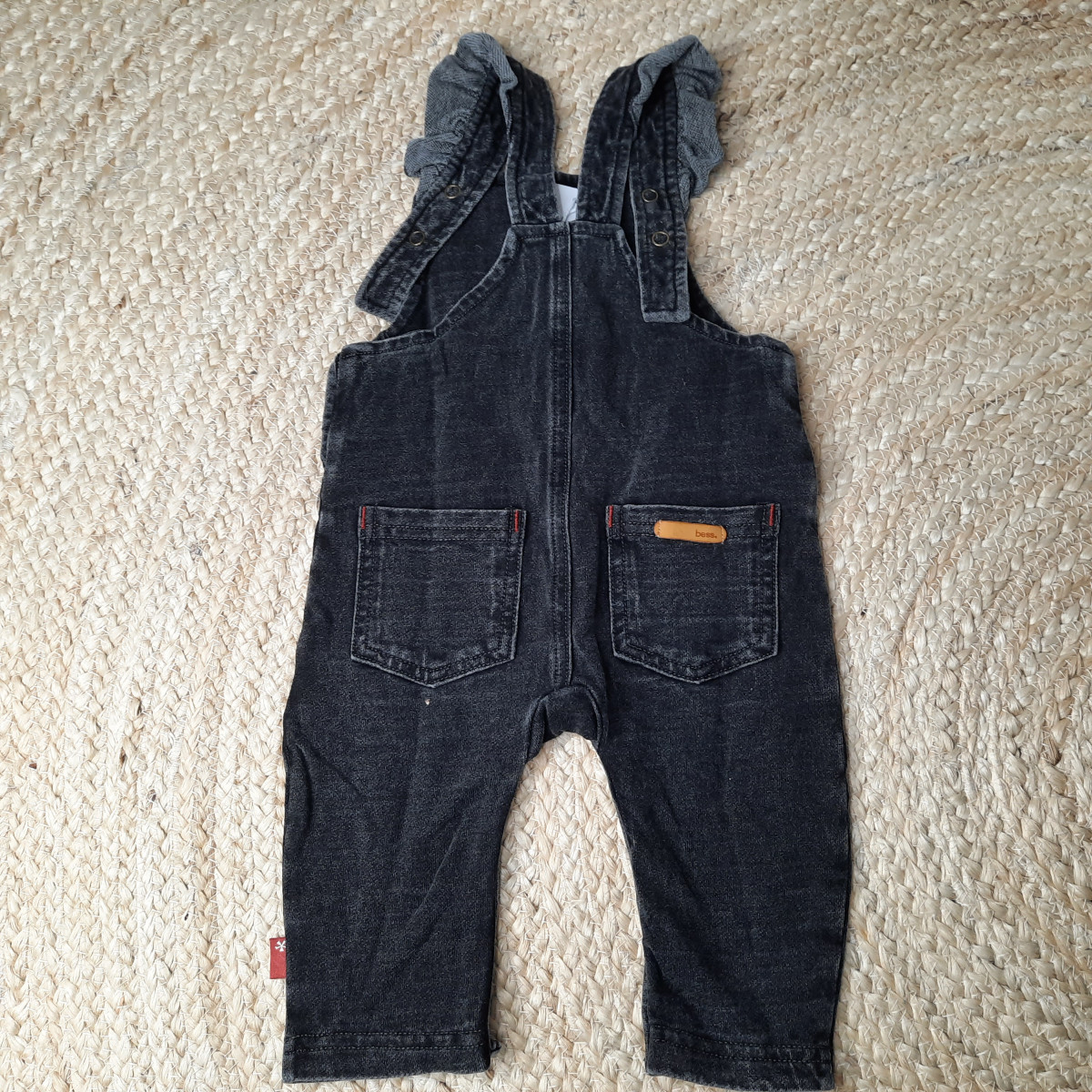 Salopette jeans anthracite - photo 7