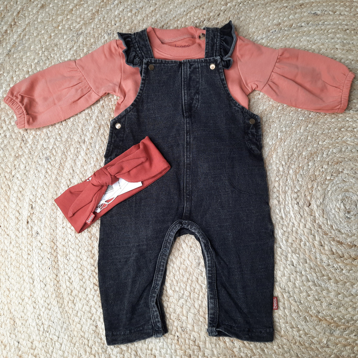 Salopette jeans anthracite - photo 8