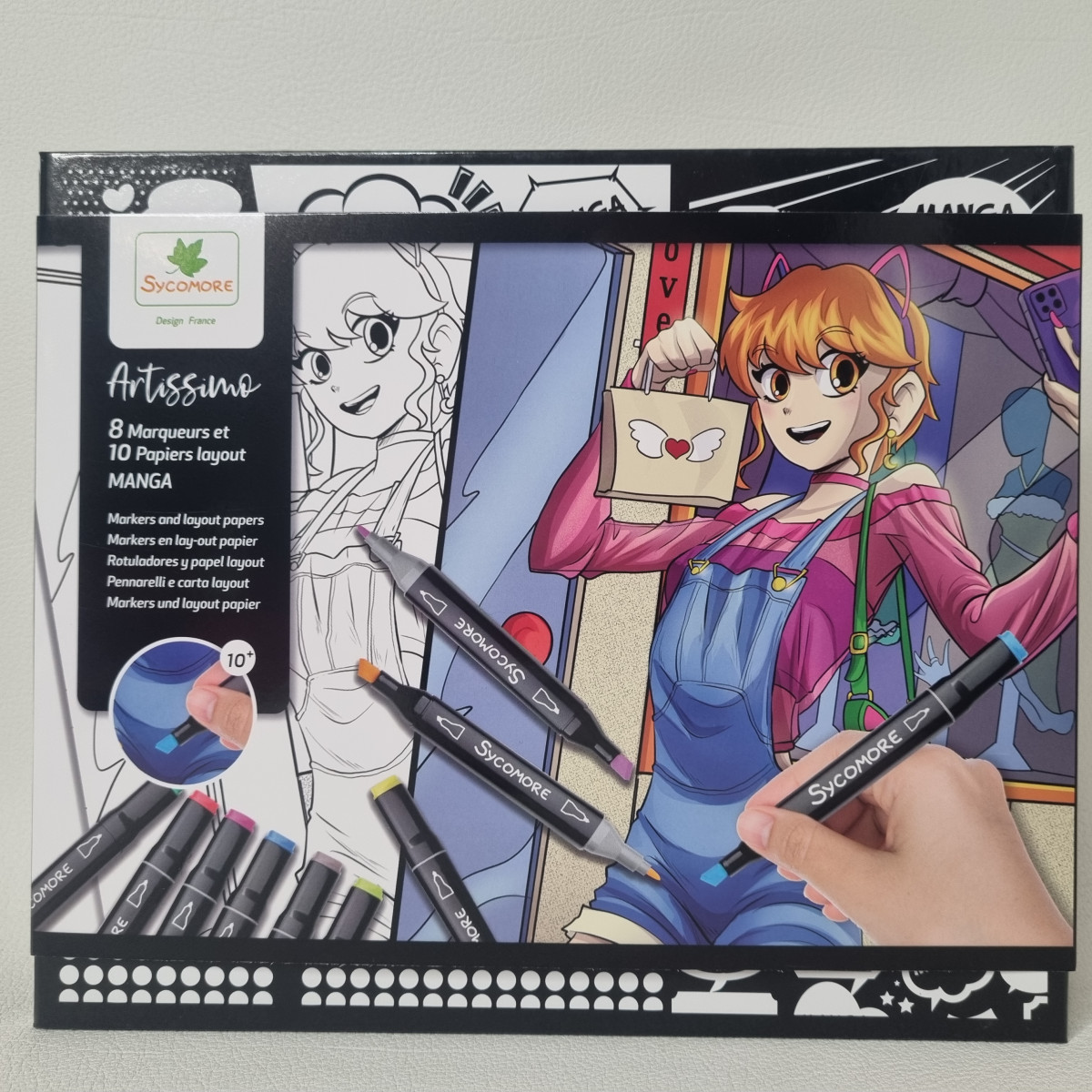 Marqueurs et papiers Manga fille - CREA046 - photo 6