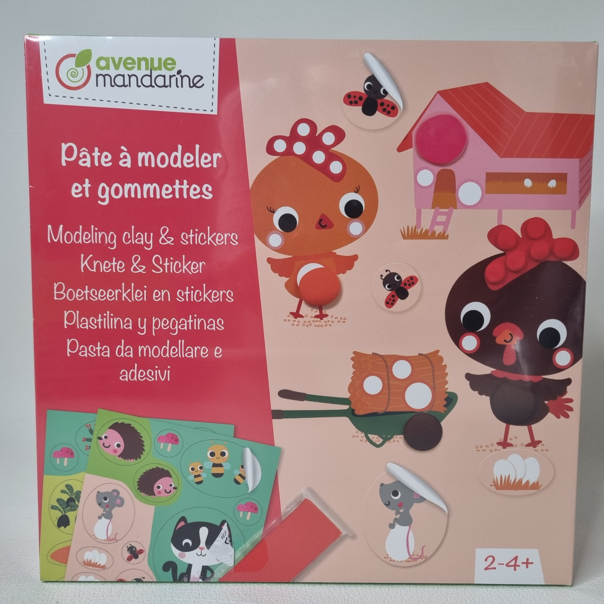 Coffret créatif Pâte à modeler et gommettes - photo 6