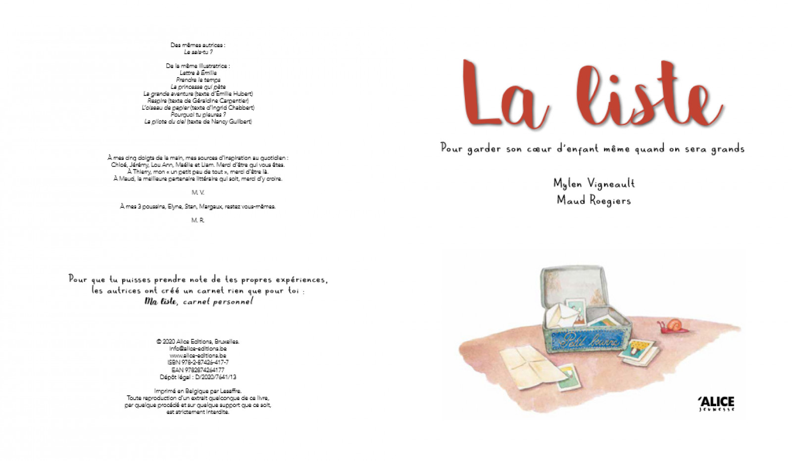 La liste - pour garder son coeur d enfant. - photo 7