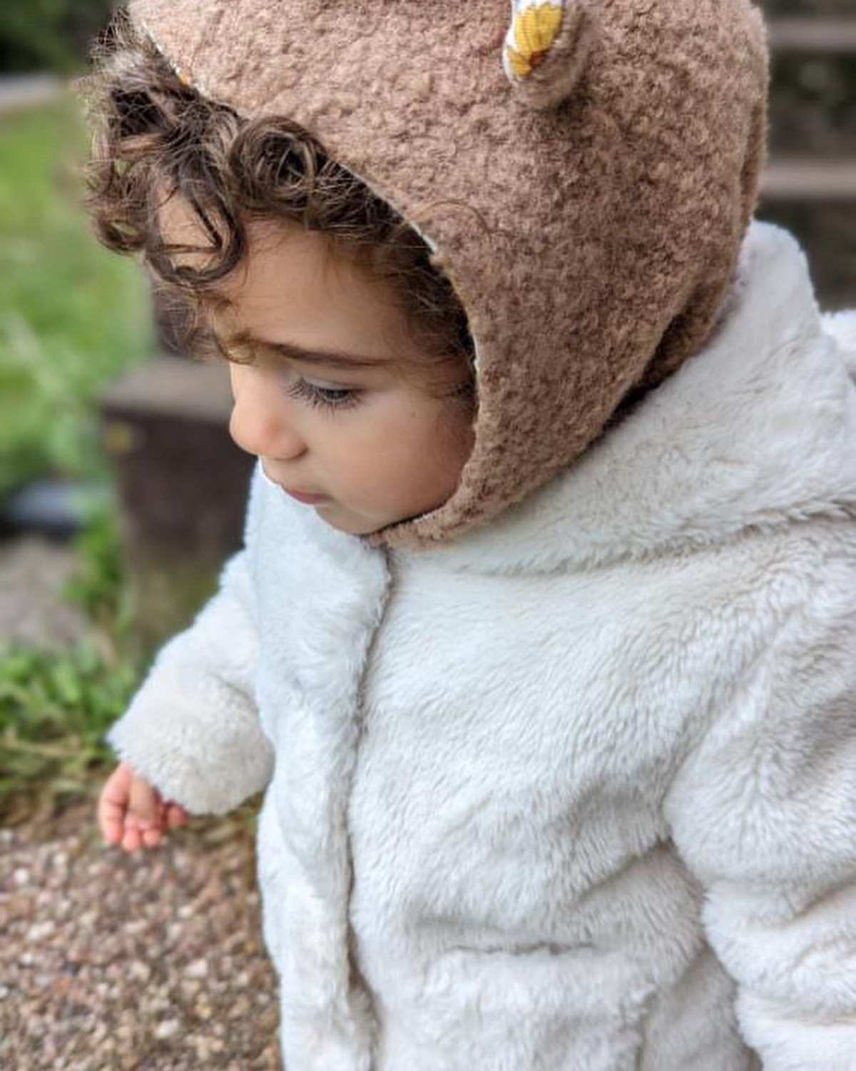 Cagoule taupe int. fleuri - photo 8