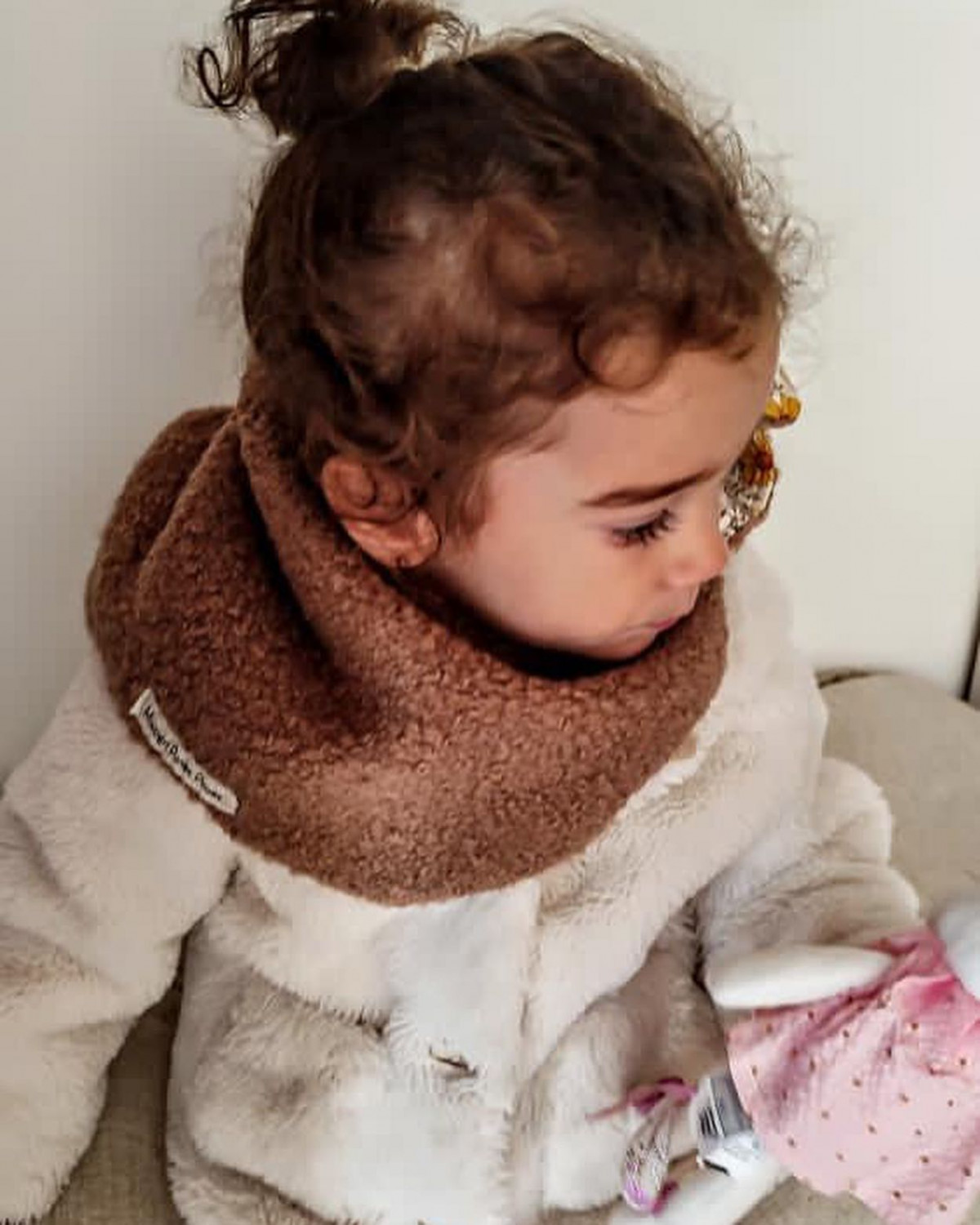 Cagoule taupe int. fleuri - photo 9