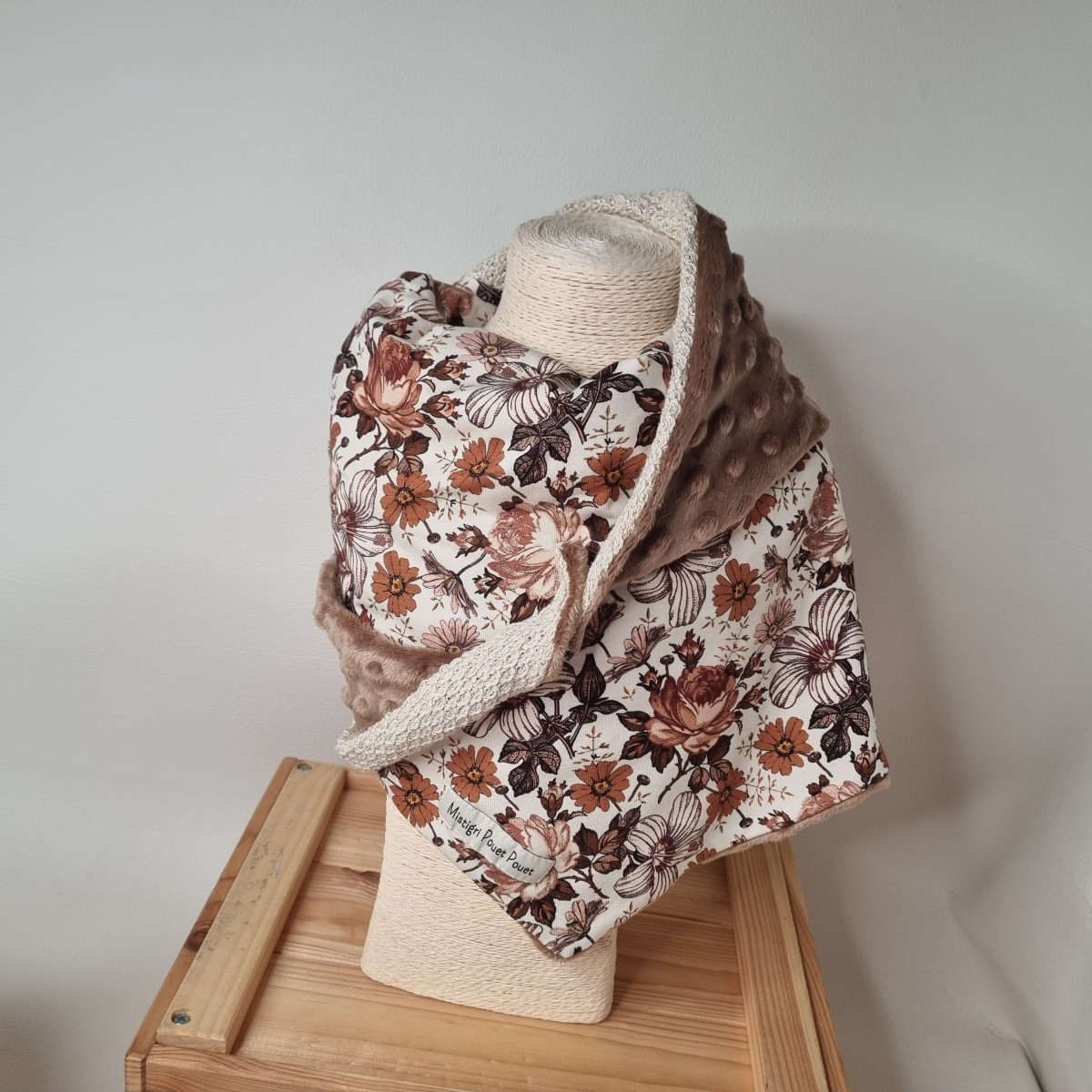 Grand foulard - fait main - - Boutique Toup'tibou - photo 6