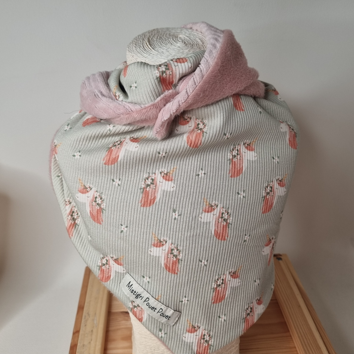 Grand foulard - fait main - - Boutique Toup'tibou - photo 6