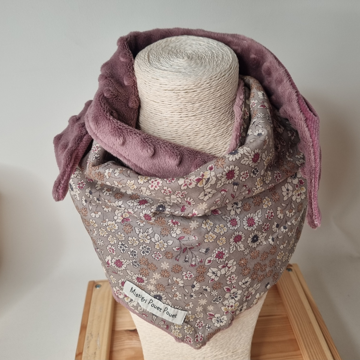 Grand foulard - fait main - - Boutique Toup'tibou - photo 6