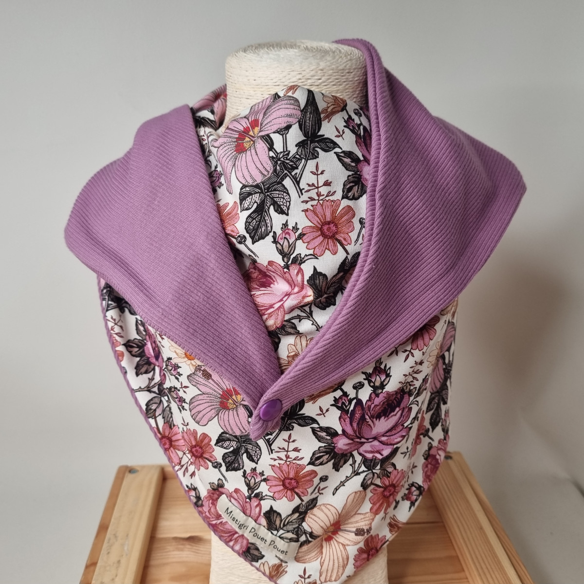 Grand foulard - fait main - - Boutique Toup'tibou - photo 6