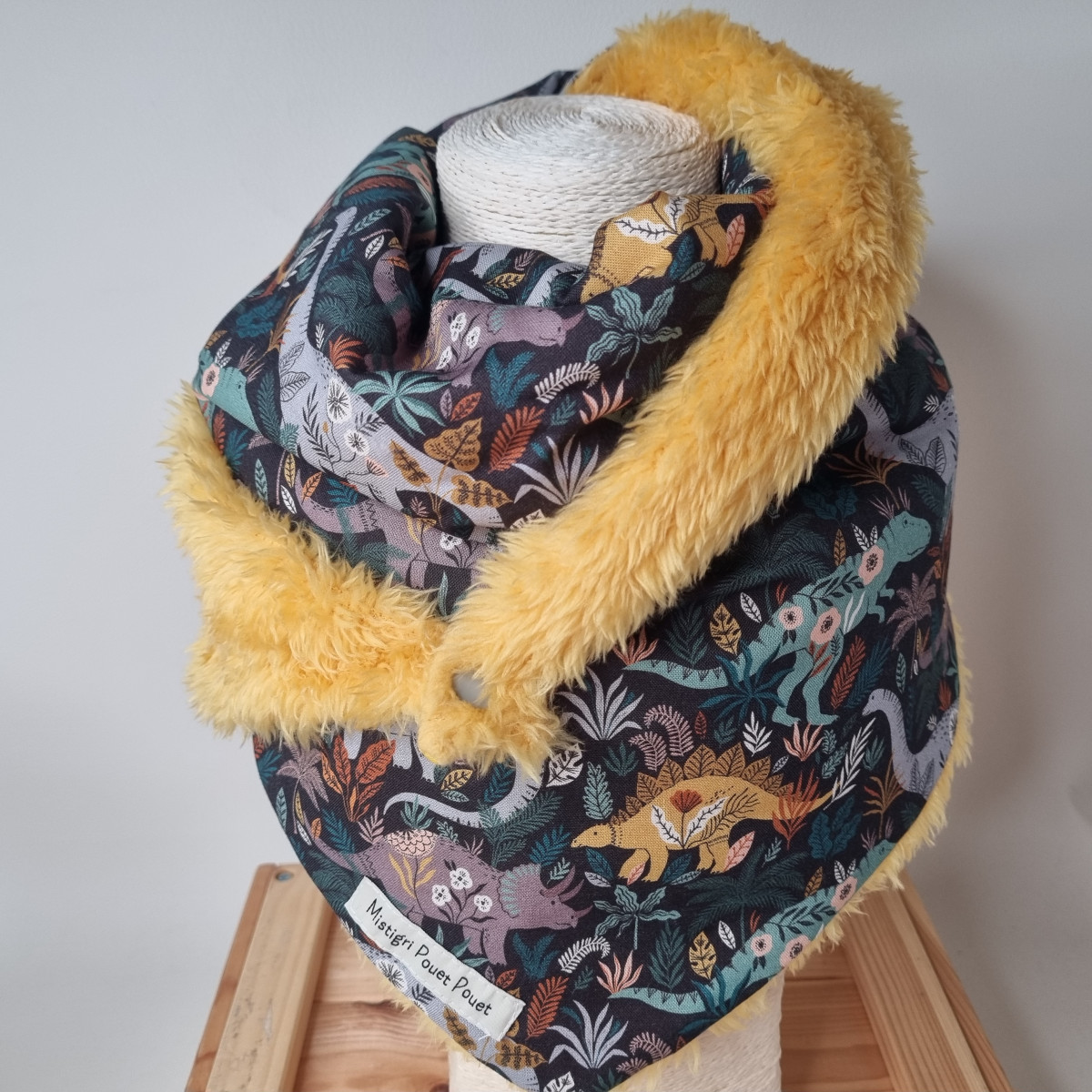 Grand foulard - fait main - - Boutique Toup'tibou - photo 6