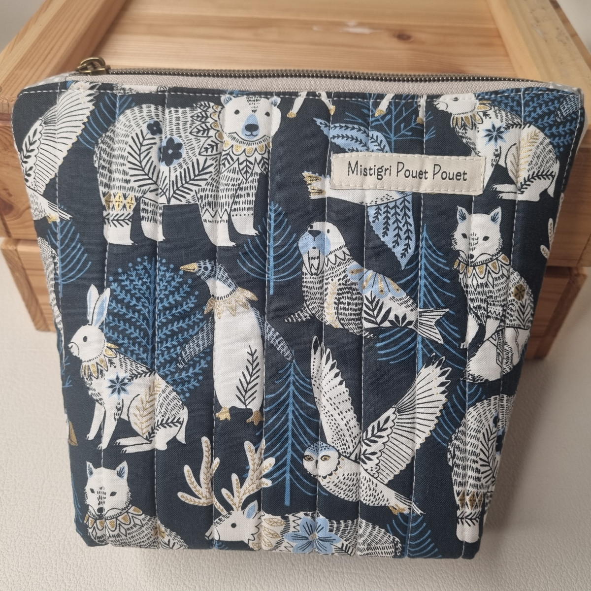 Grande trousse - fait main - Boutique Toup'tibou - photo 6