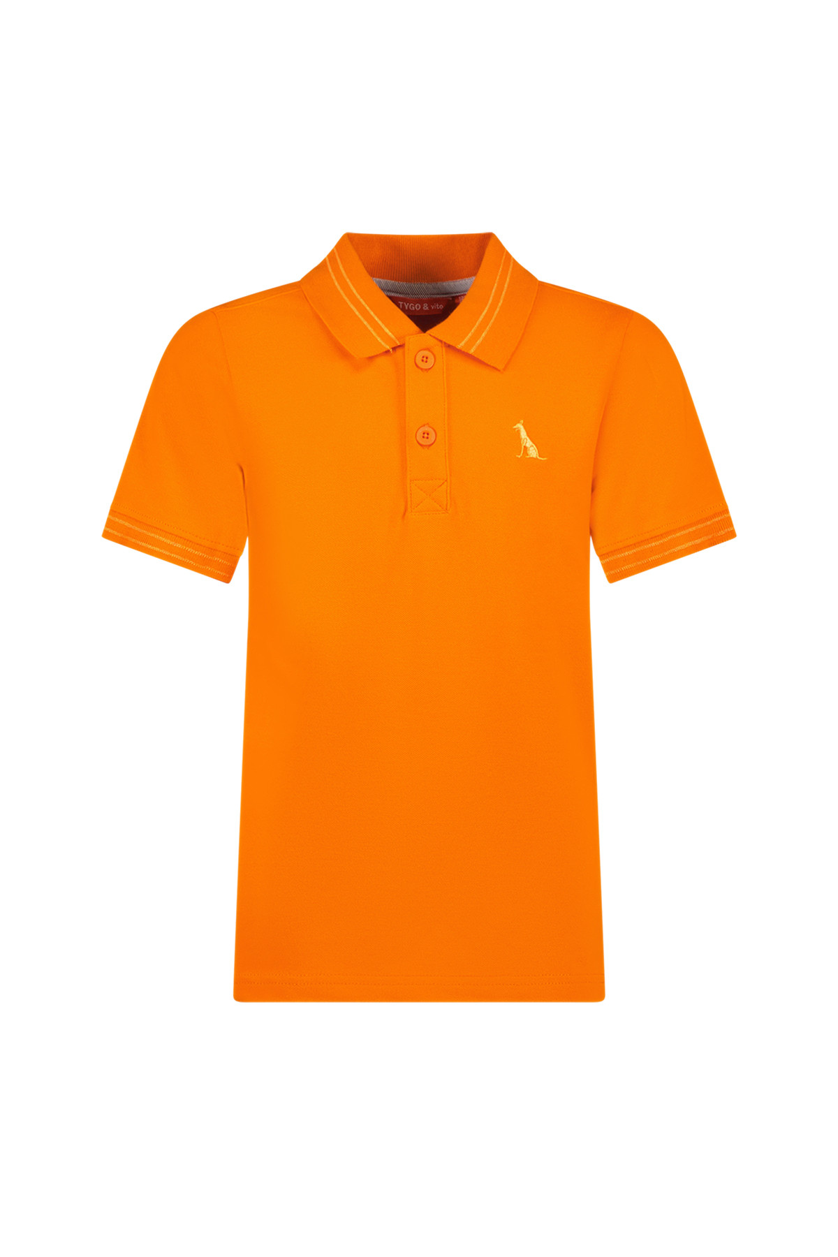 Polo orange - Boutique Toup'tibou - photo 6