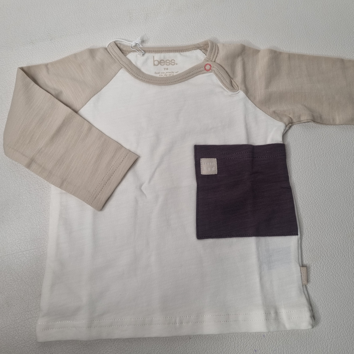 T-shirt manches longues off white - Boutique Toup'tibou - photo 6