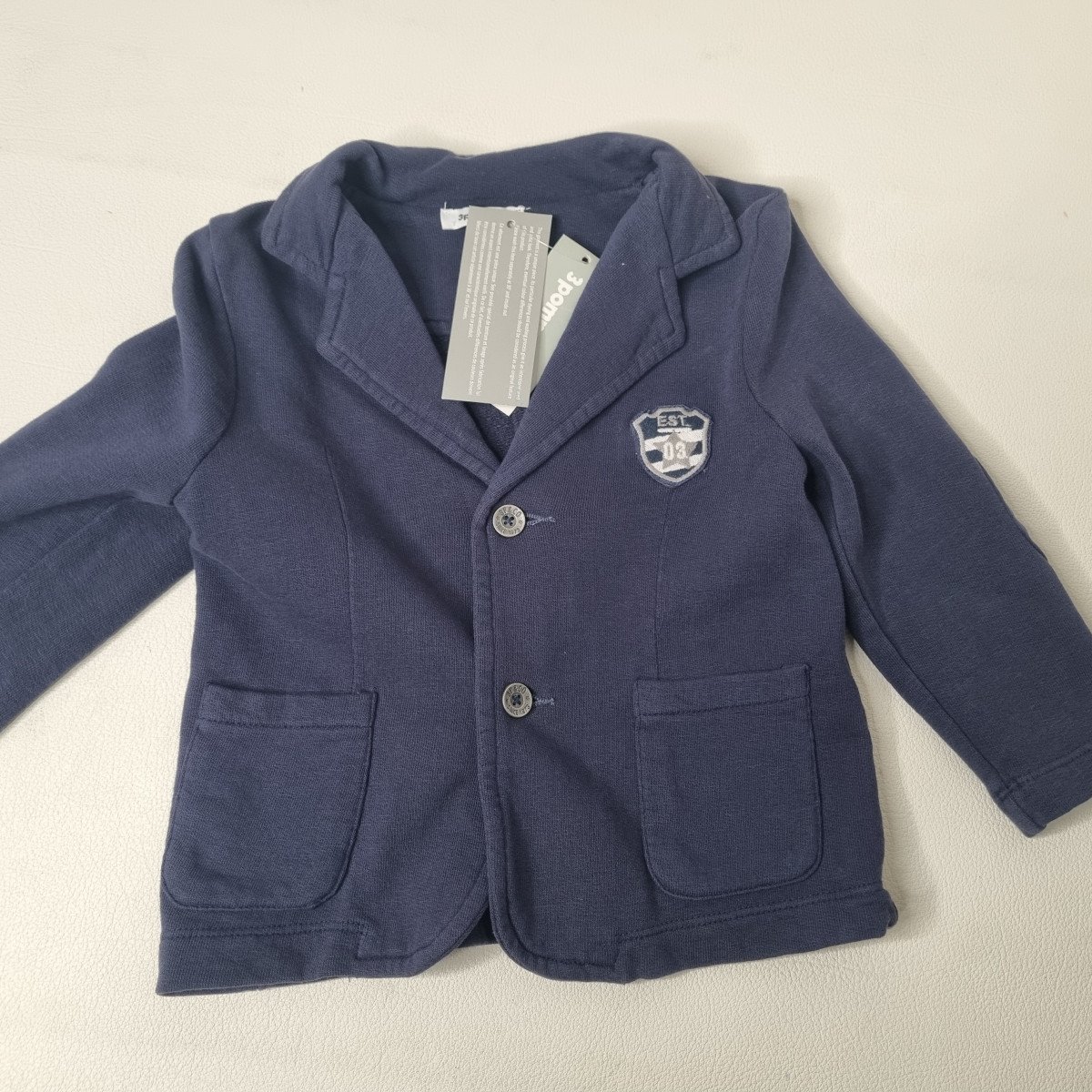 Blazer marine - Boutique Toup'tibou - photo 6