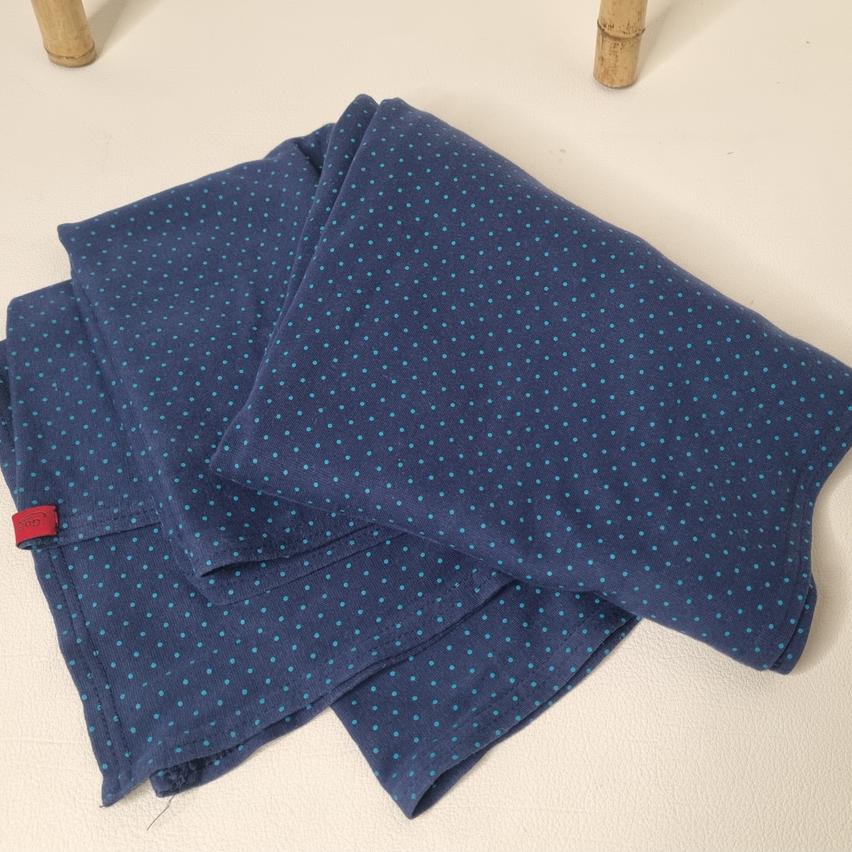 Echarpe de portage bleu à pois - Boutique Toup'tibou - photo 6