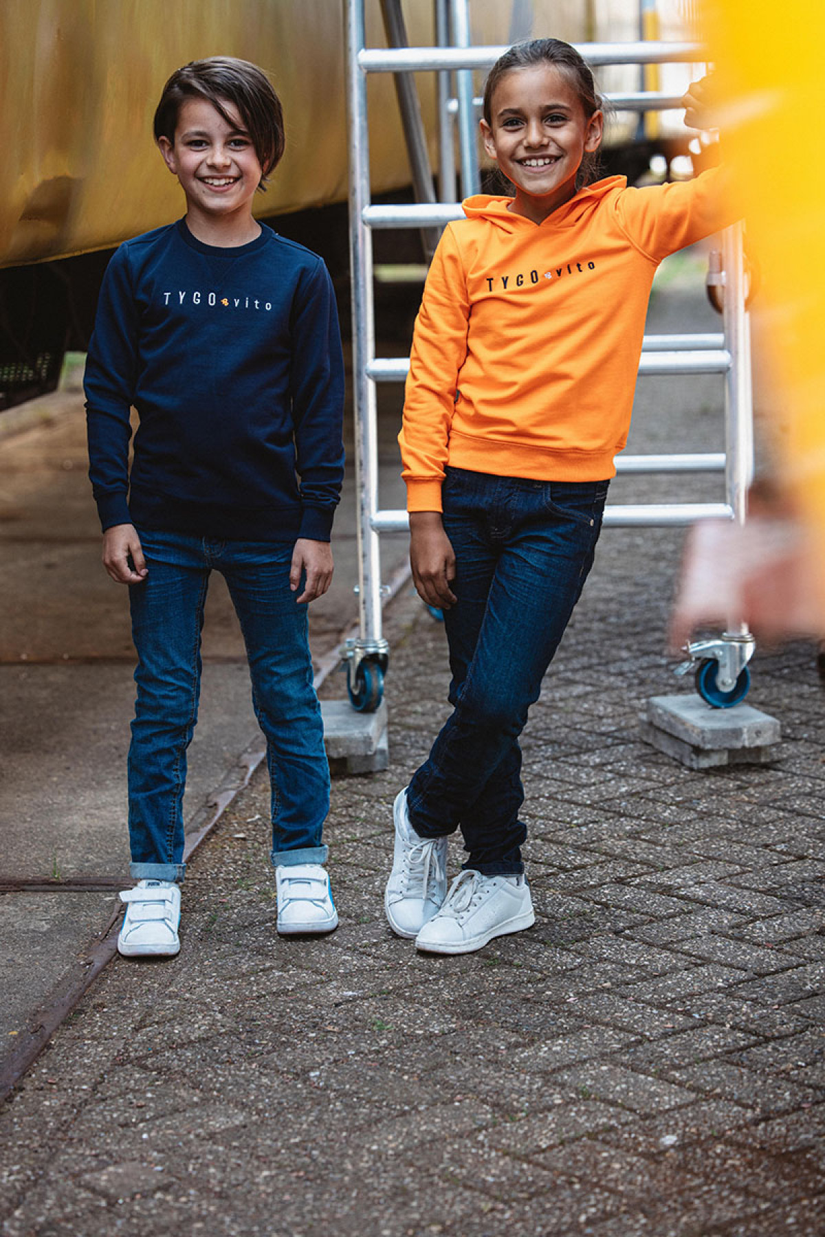 Sweat orange - Boutique Toup'tibou - photo 8