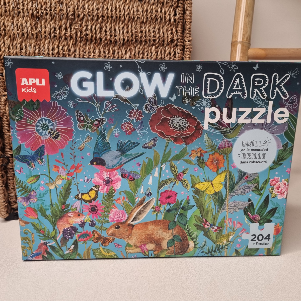 Puzzle 204 pièces brillant dans l obscurité - Les fleurs +6A - photo 6