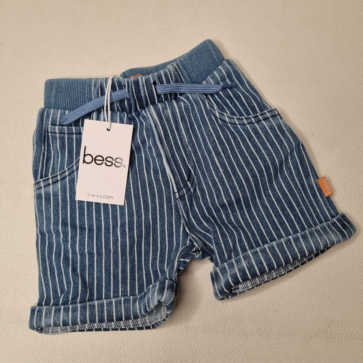 Short Denim Striped - Boutique Toup'tibou - photo 6