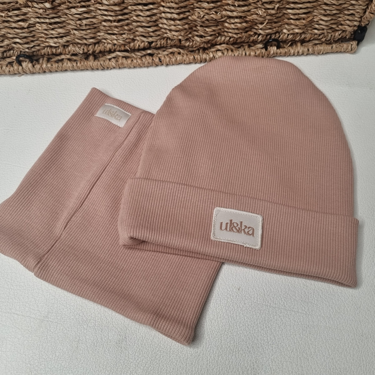 Set bonnet + col Beige Line - Boutique Toup'tibou - photo 6