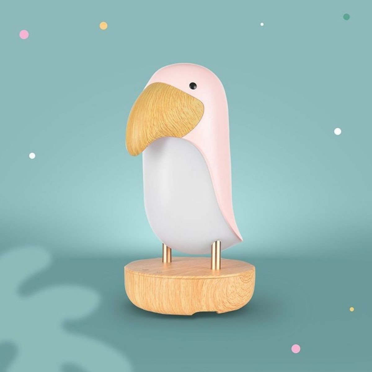 Veilleuse haut parleur Toucan rose - photo 7