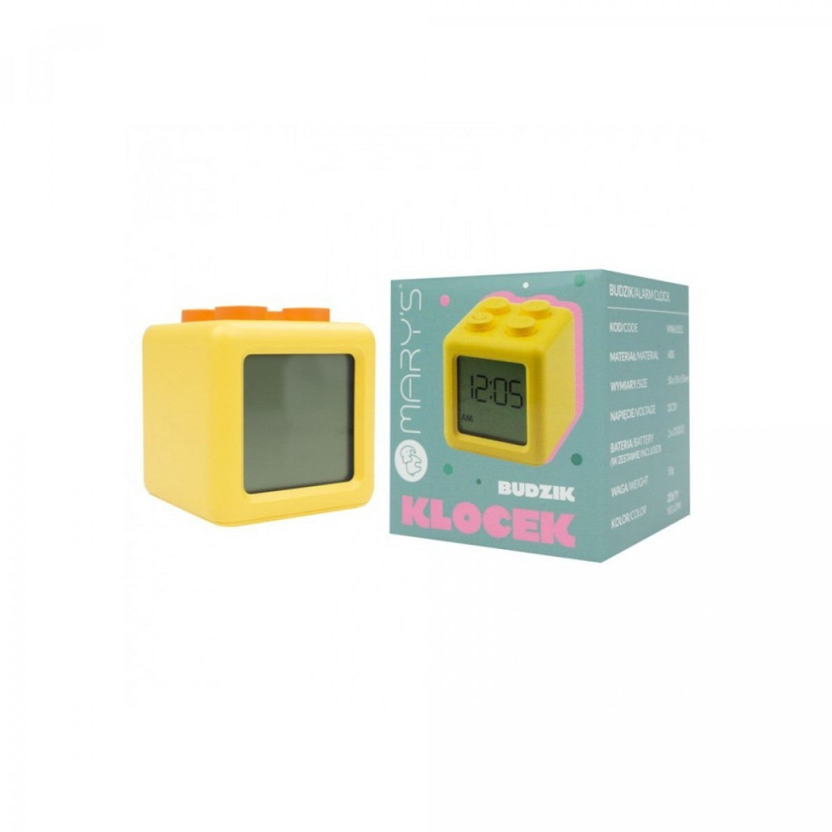 Reveil format block - Jaune - photo 8