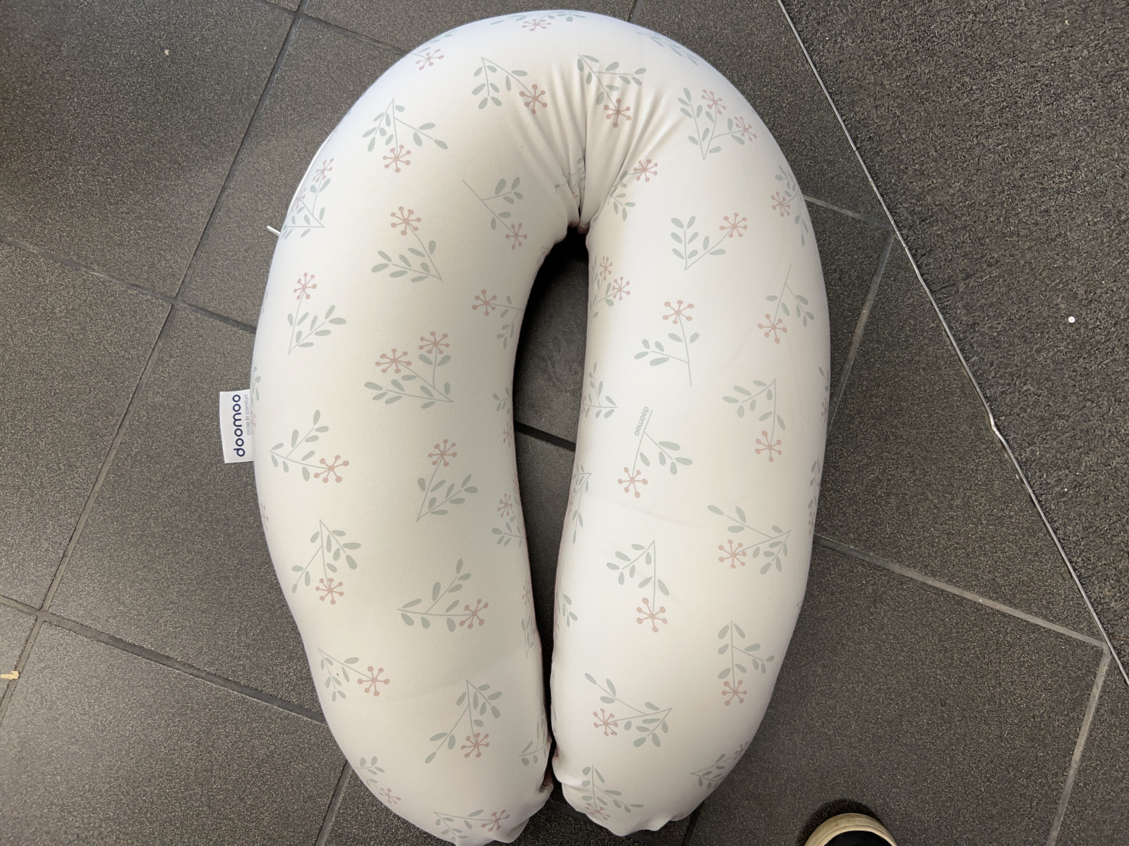 Coussin allaitement Doomoo blanc et rose - photo 6