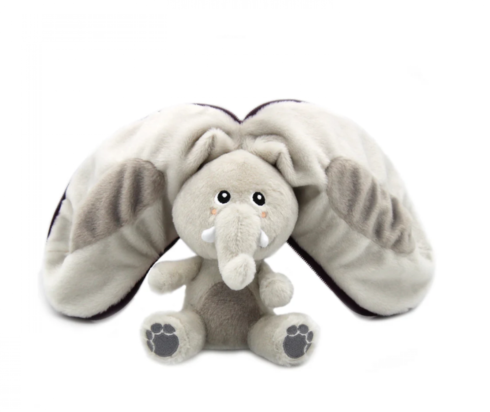 Velvet - L élephant - Aubergine peluche - photo 7