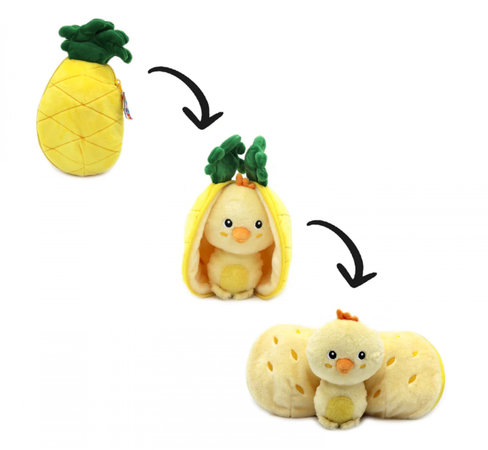 Nugget - Le poussin - Ananas peluche - photo 8