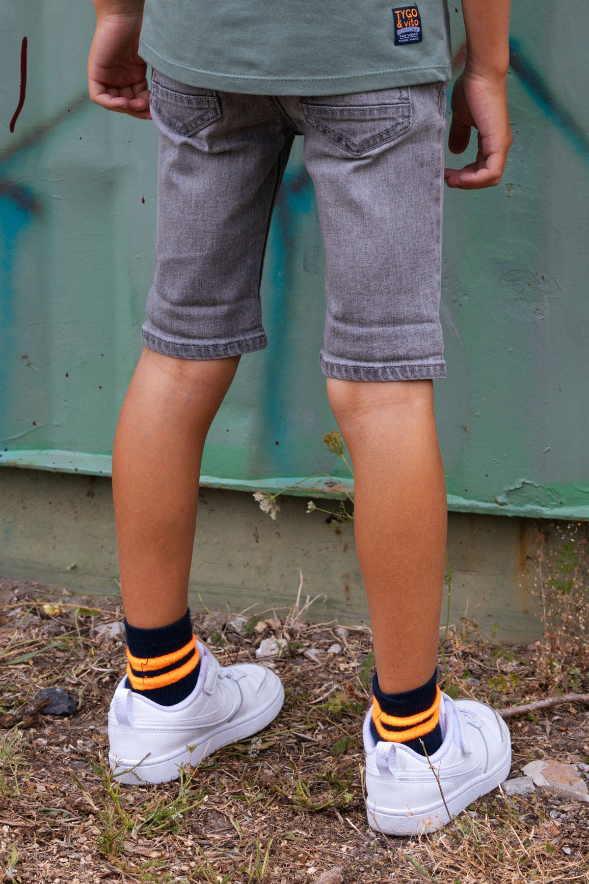 Bermuda jeans gris Quinn - photo 7