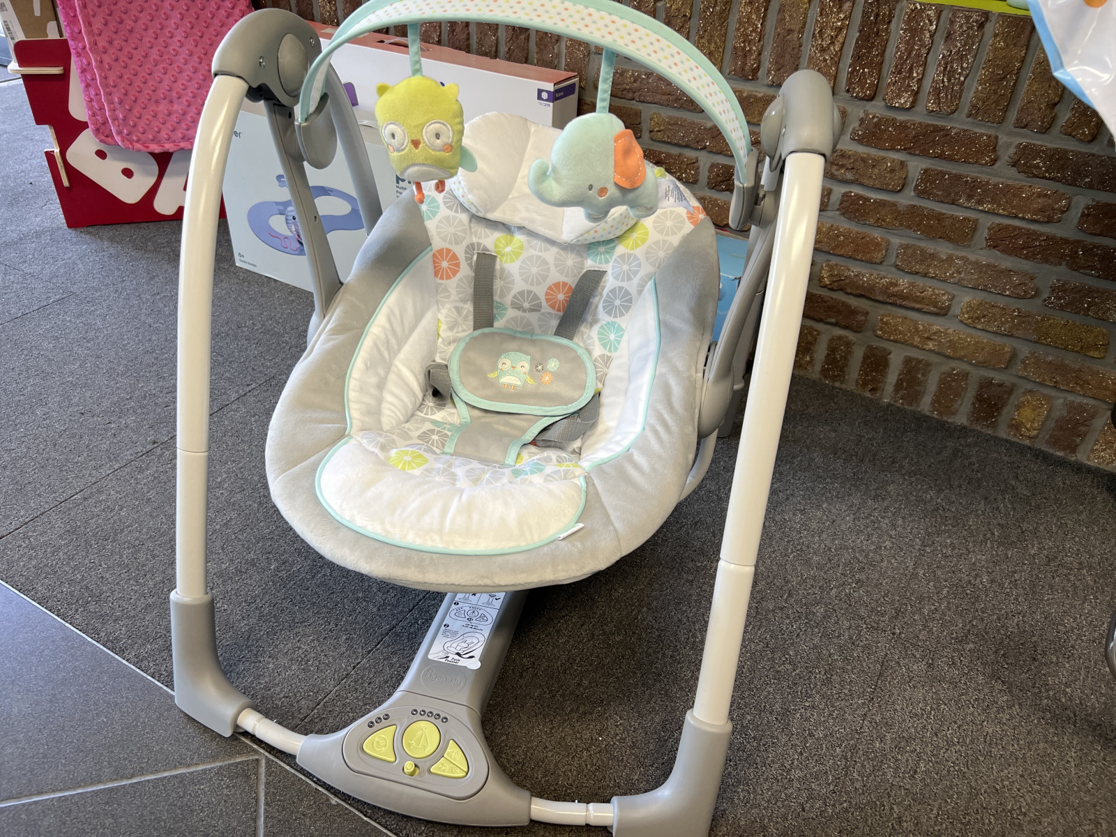 INGENUITY Balancelle Compacte Swing and Go Hugs & Hoots- - photo 6